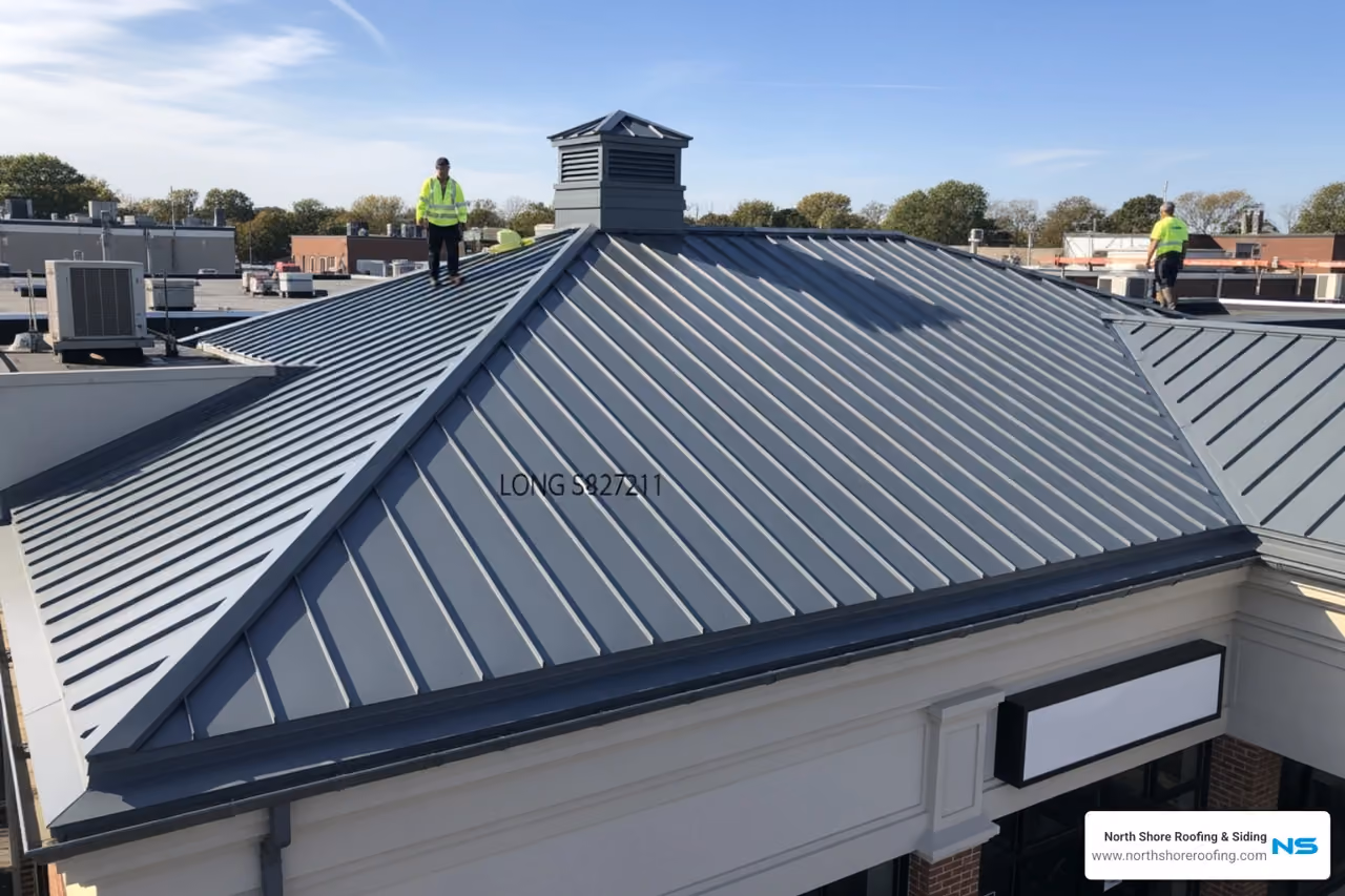 Compare commercial metal roofing options in Long Island & Queens for Port Washington, Flushing, Bayside, Locust Valley, and Manhasset buildings with expert installation.