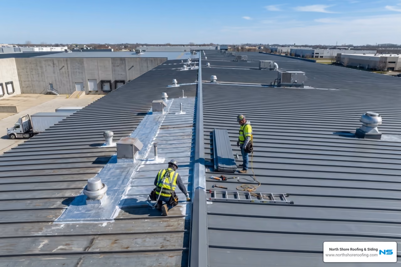 Expert commercial metal roof repair near me in Long Island and Queens—fast leak fixes, coatings, and restoration to protect your building.