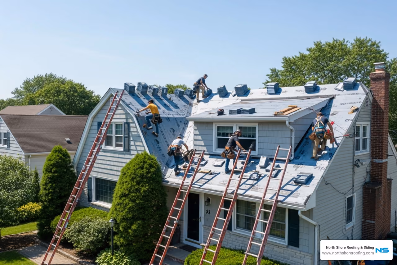 Discover top-rated roofing company Long Island & Queens experts in Port Washington, Flushing, Bayside, Locust Valley, Manhasset. GAF certified installs, repairs, free estimates!