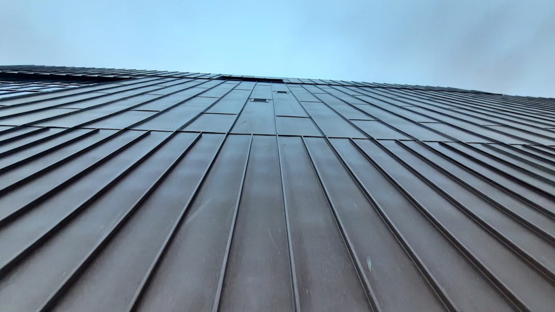 standing seam panels on a commercial property standing seam panels on a commercial property