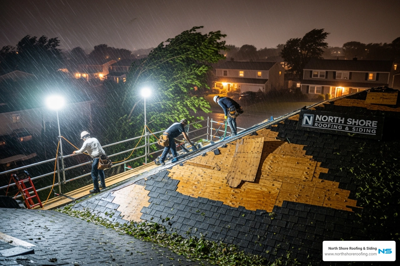 Need emergency roof repair Long Island? 24/7 pros in Queens, Port Washington, Flushing, Bayside, Manhasset & Locust Valley fix leaks fast!