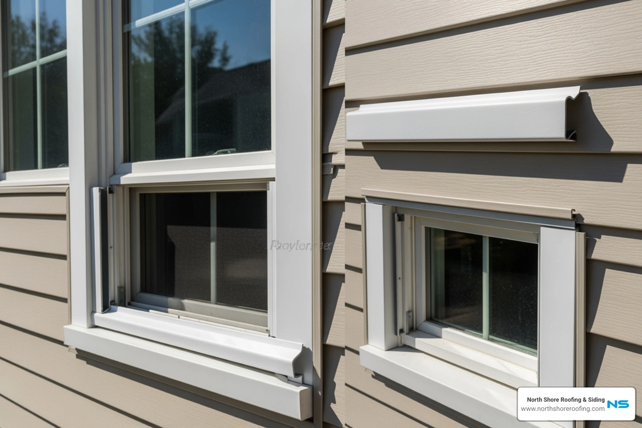 j-channel sequence around a window j-channel sequence around a window