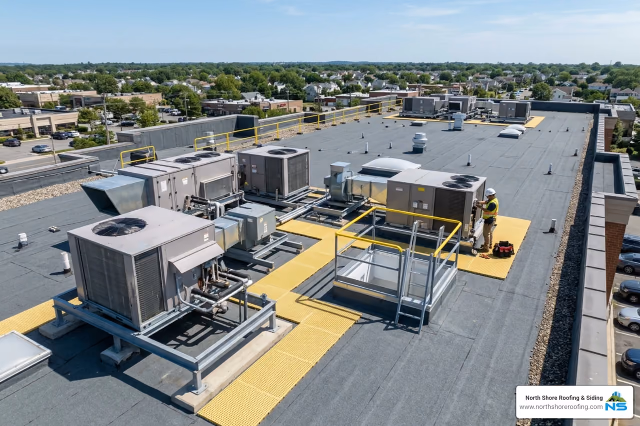 Don't delay commercial roofing maintenance—schedule inspections in Queens and Long Island to prevent costly roof damage and extend service life.