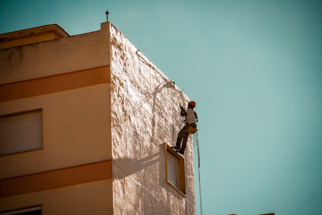contractor measuring house exterior contractor measuring house exterior