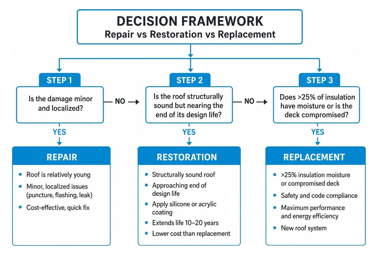 Decision Framework for Repair vs Restoration vs Replacement Decision Framework for Repair vs Restoration vs Replacement