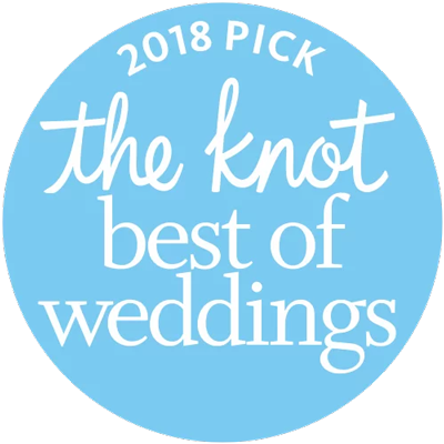 The Knot - 2018 Pick Best of Weddings badge