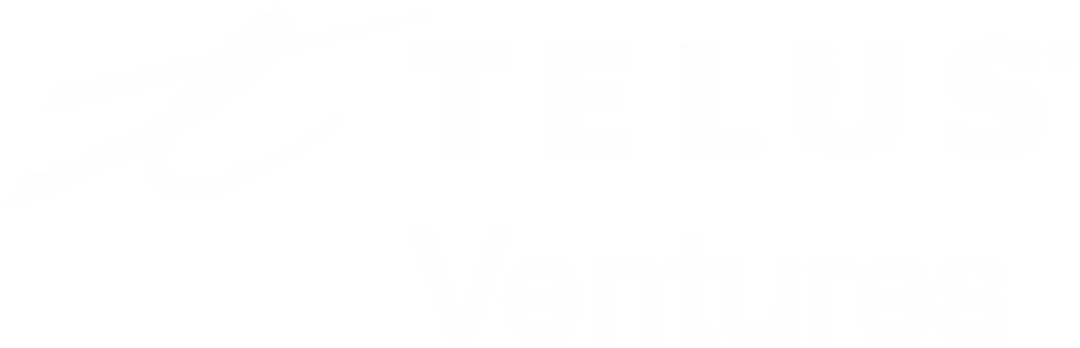 White TELUS Ventures logo