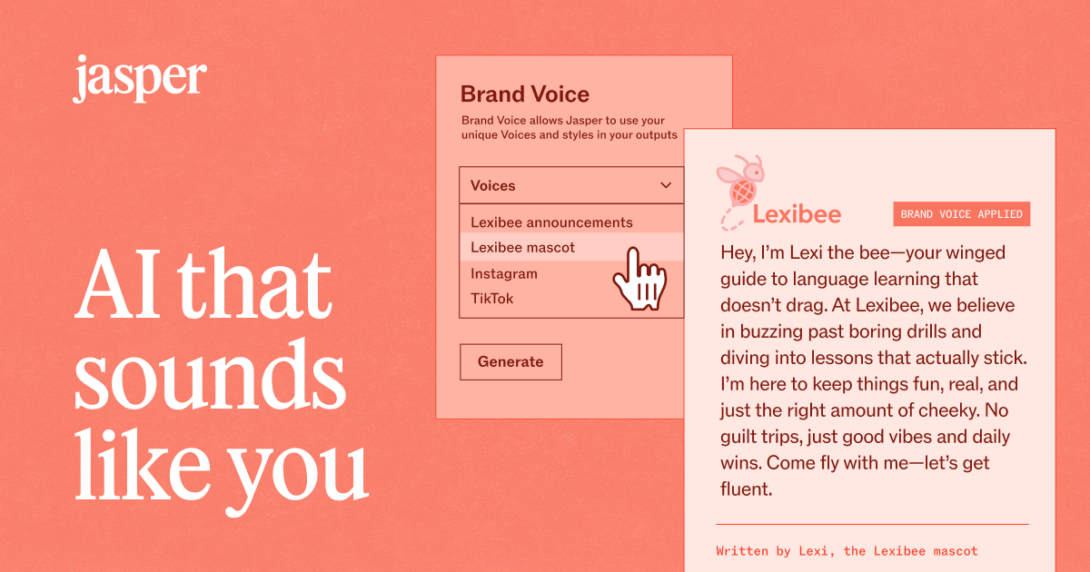 Preview of Jasper Brand Voice