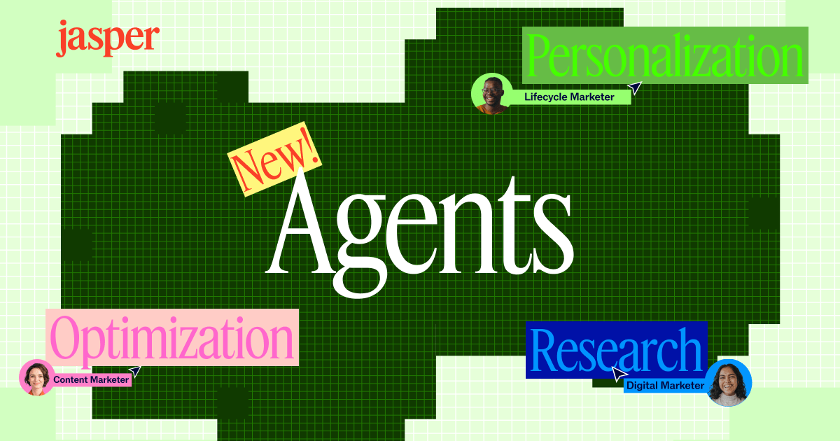 Jasper Marketing Agents website preview