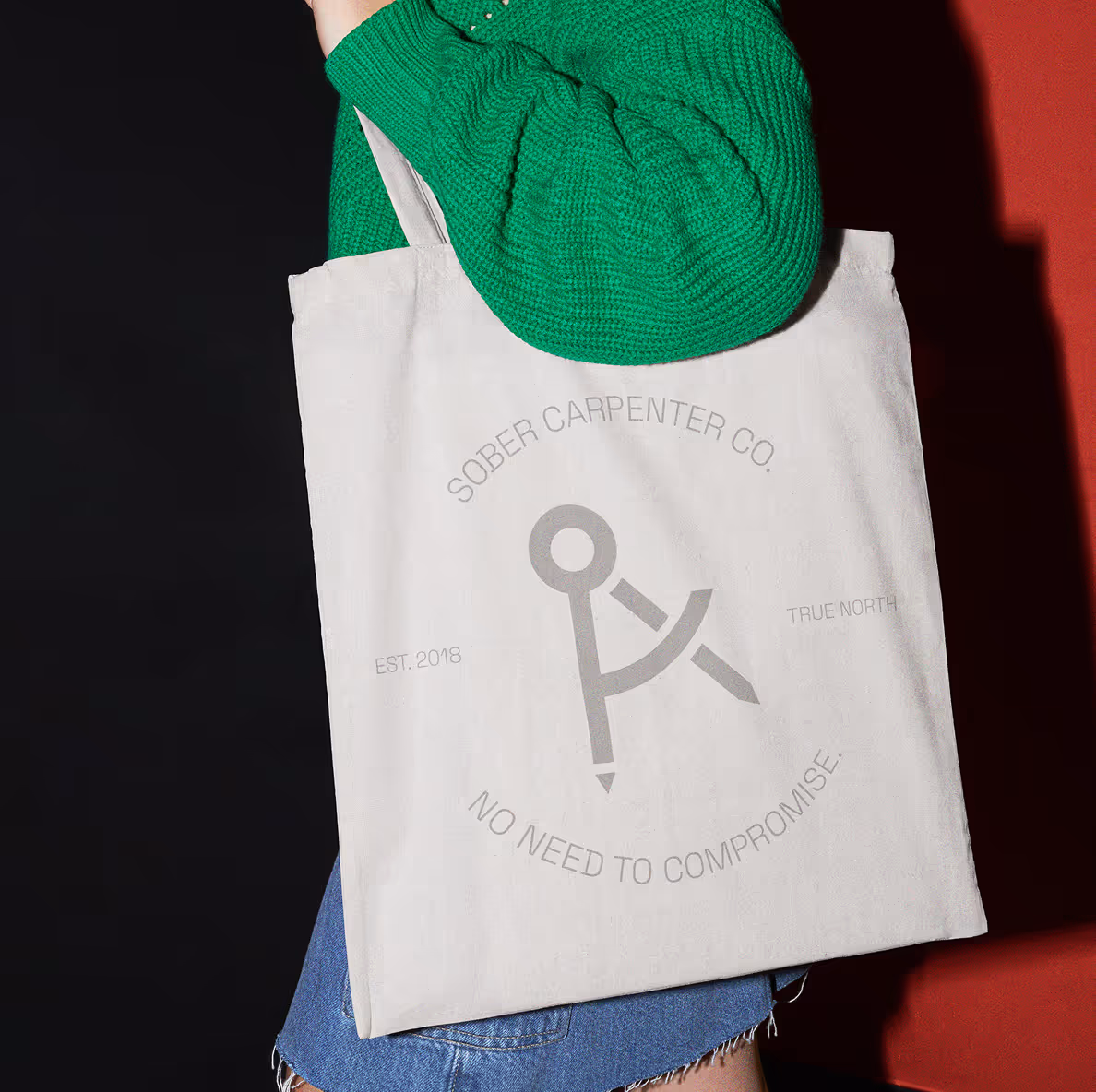 Sober Carpenter tote bag.