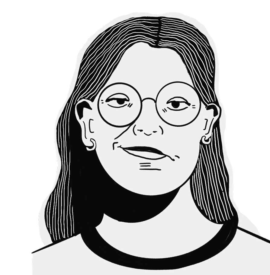 Drawing of Sophia Widell