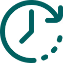 clock icon green