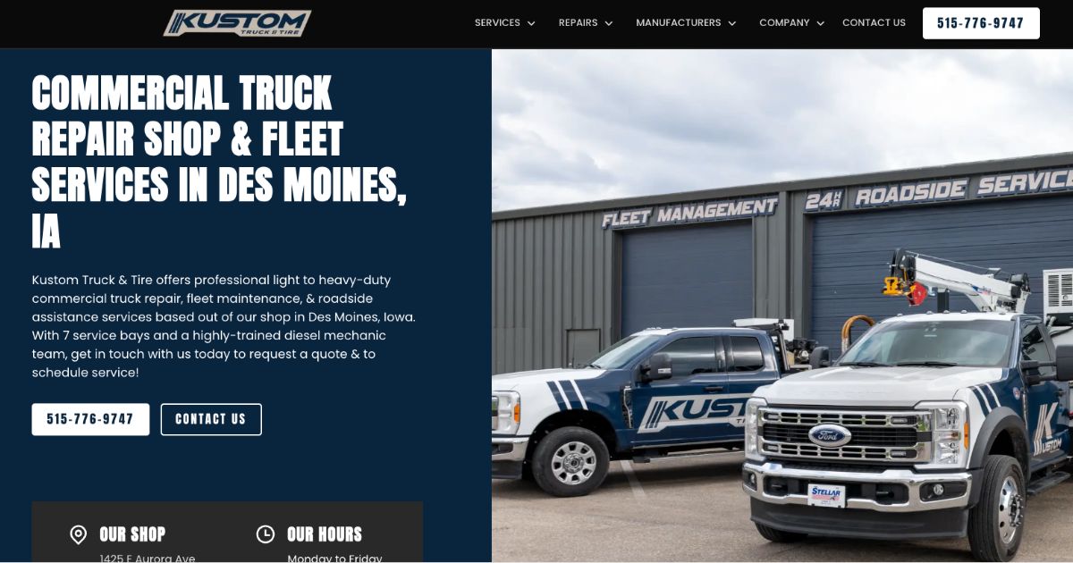 Kustom truck and tire featured image