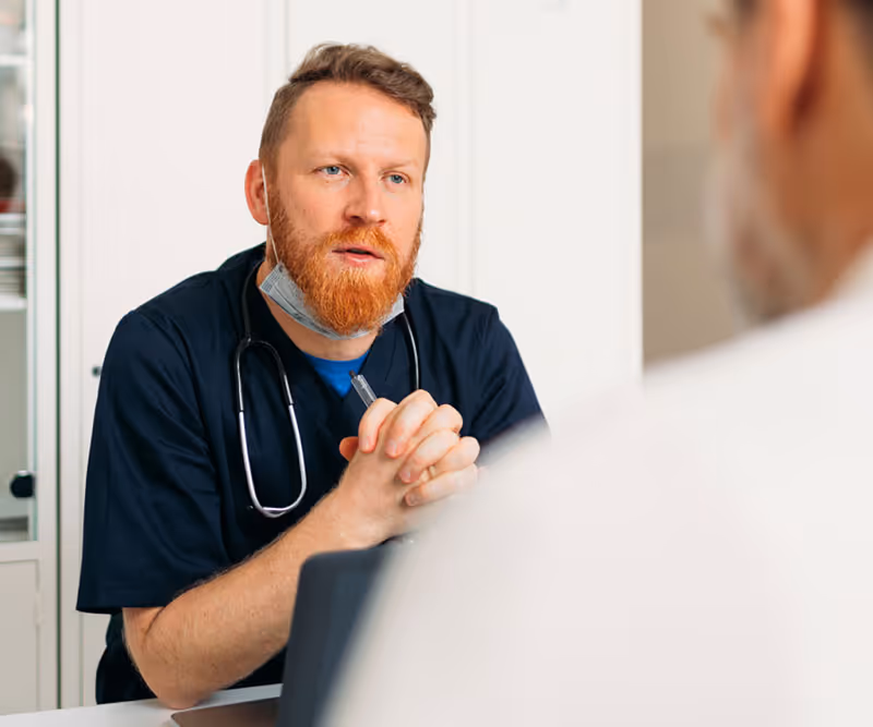 Example image of patient and therapist session