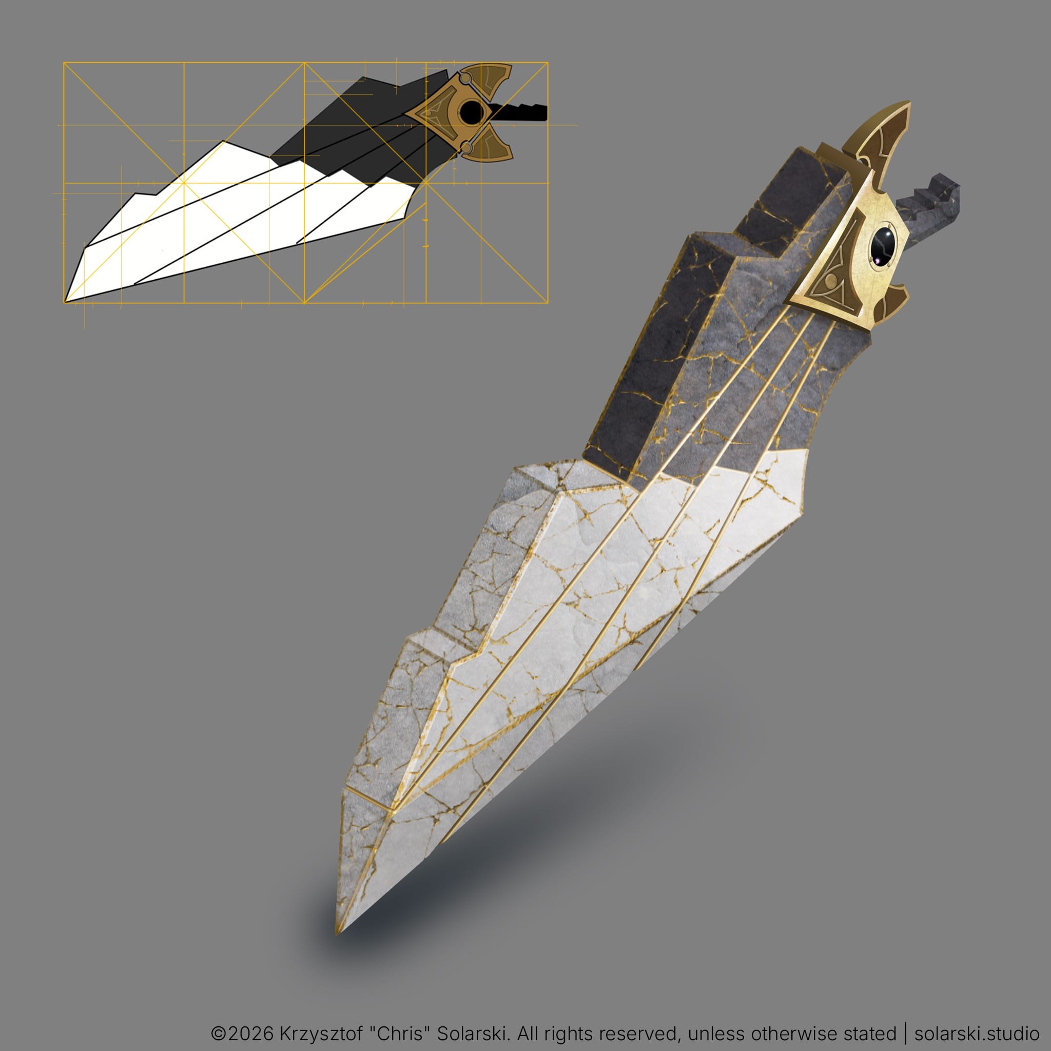 Senna Weapon Concept Render