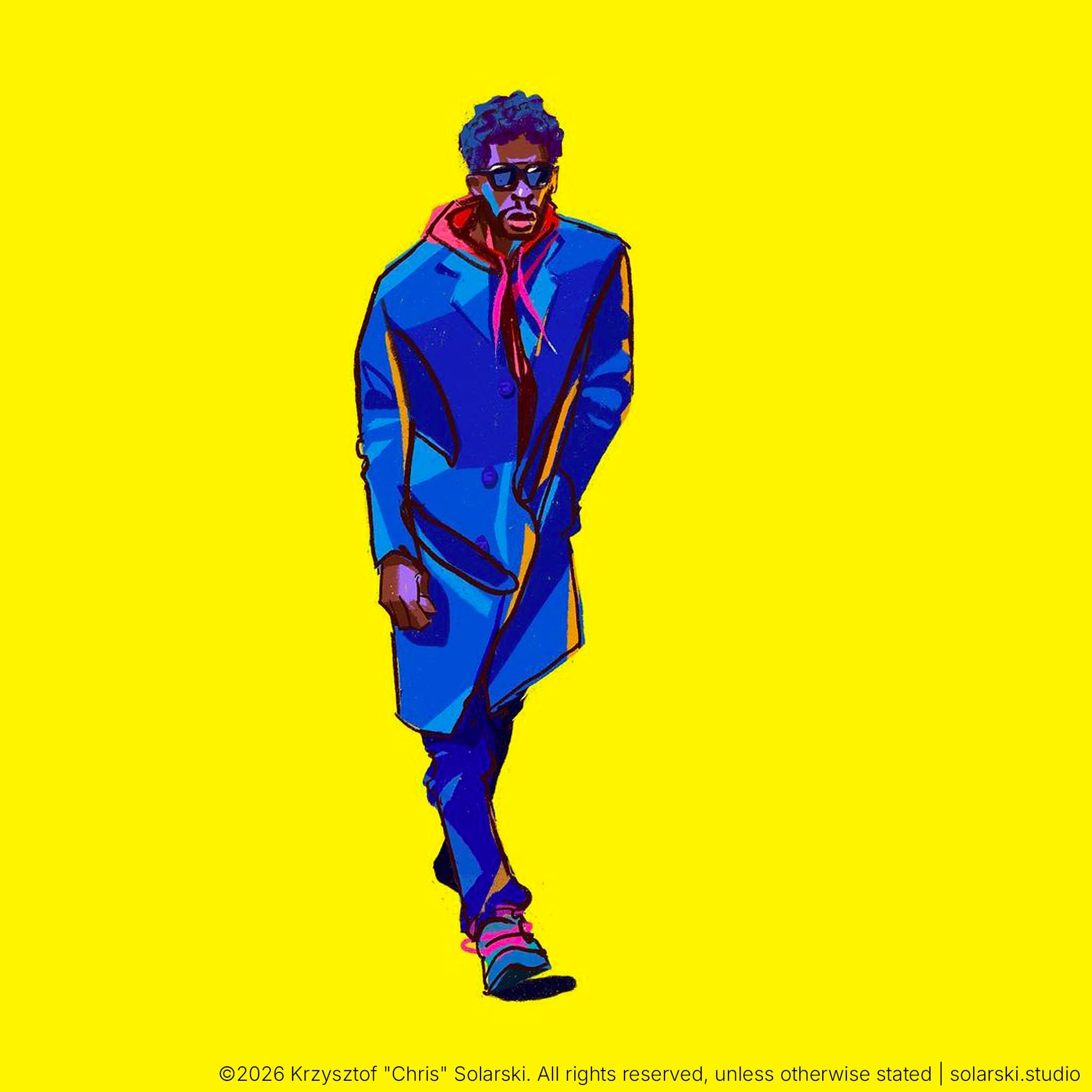 Chadwick Boseman Illustration
