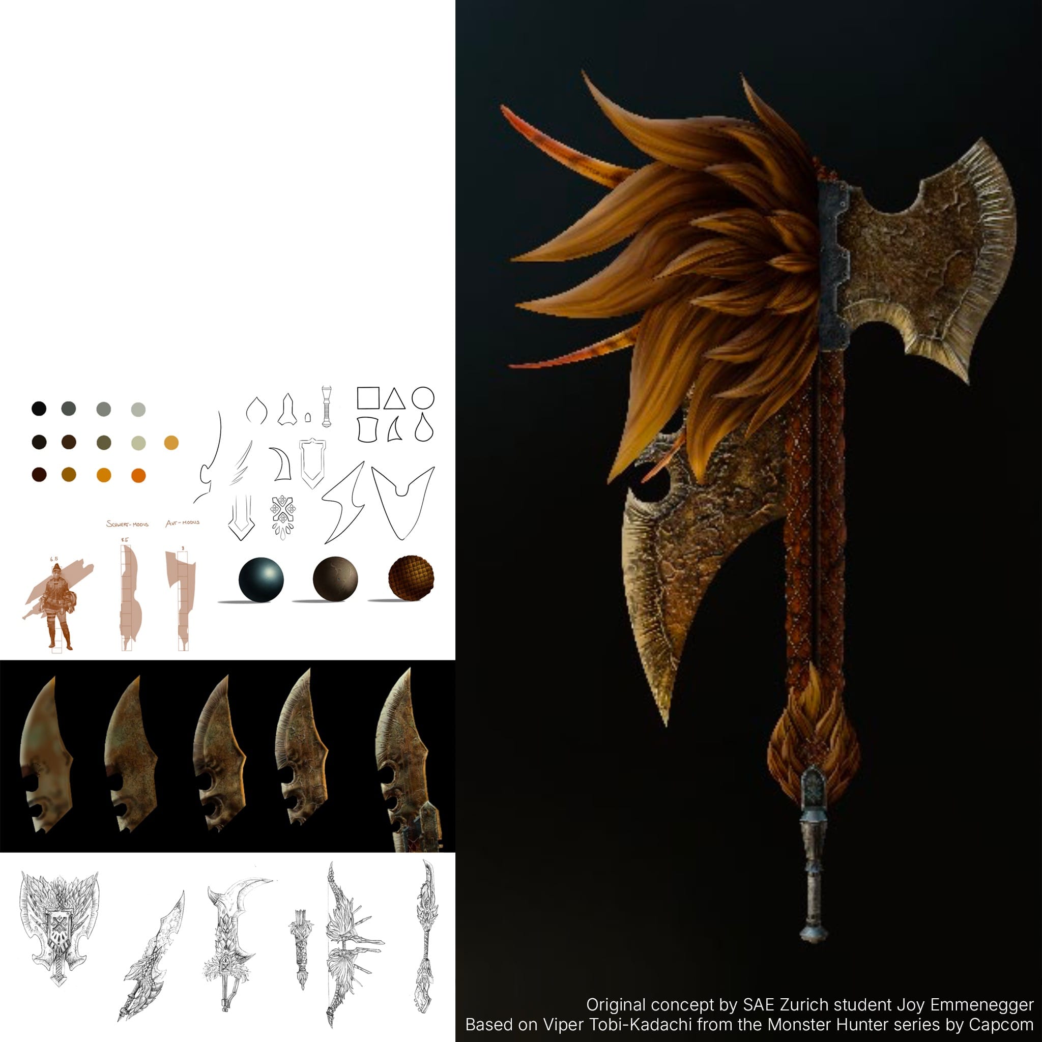 Monster Hunter Student Concept Art