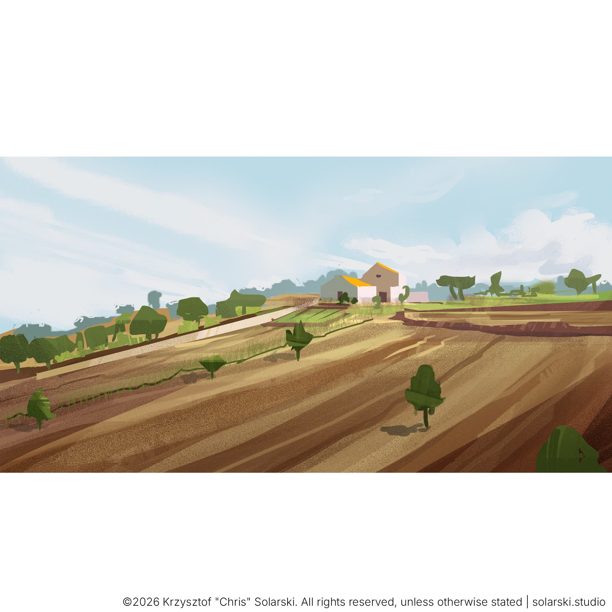 Landscape Digital Painting