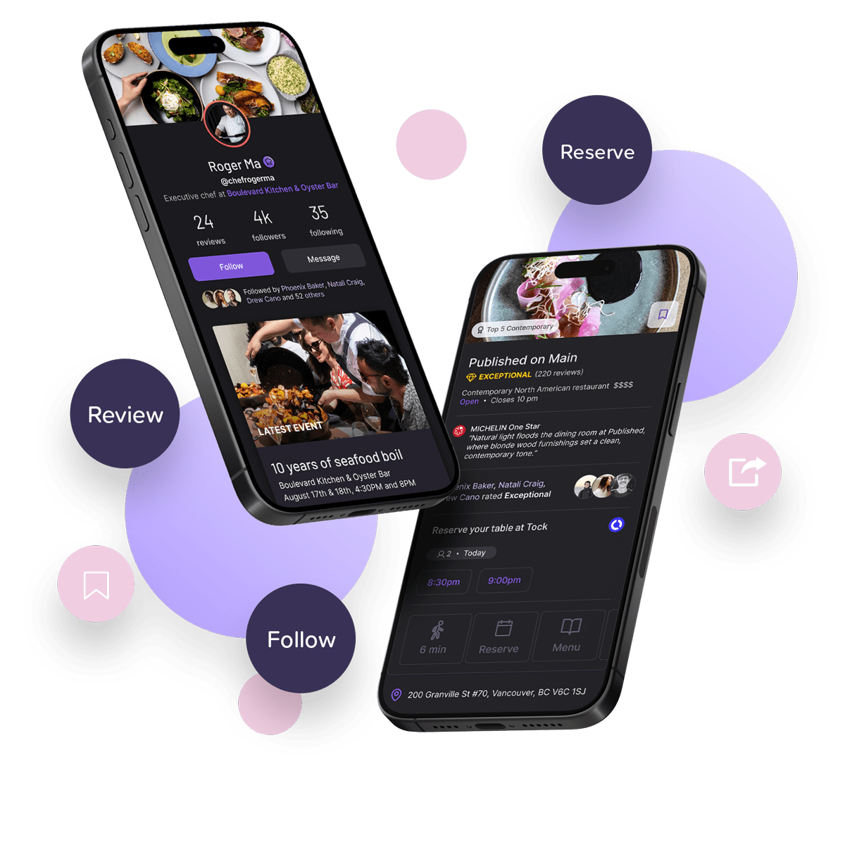 screenshot of umamii app