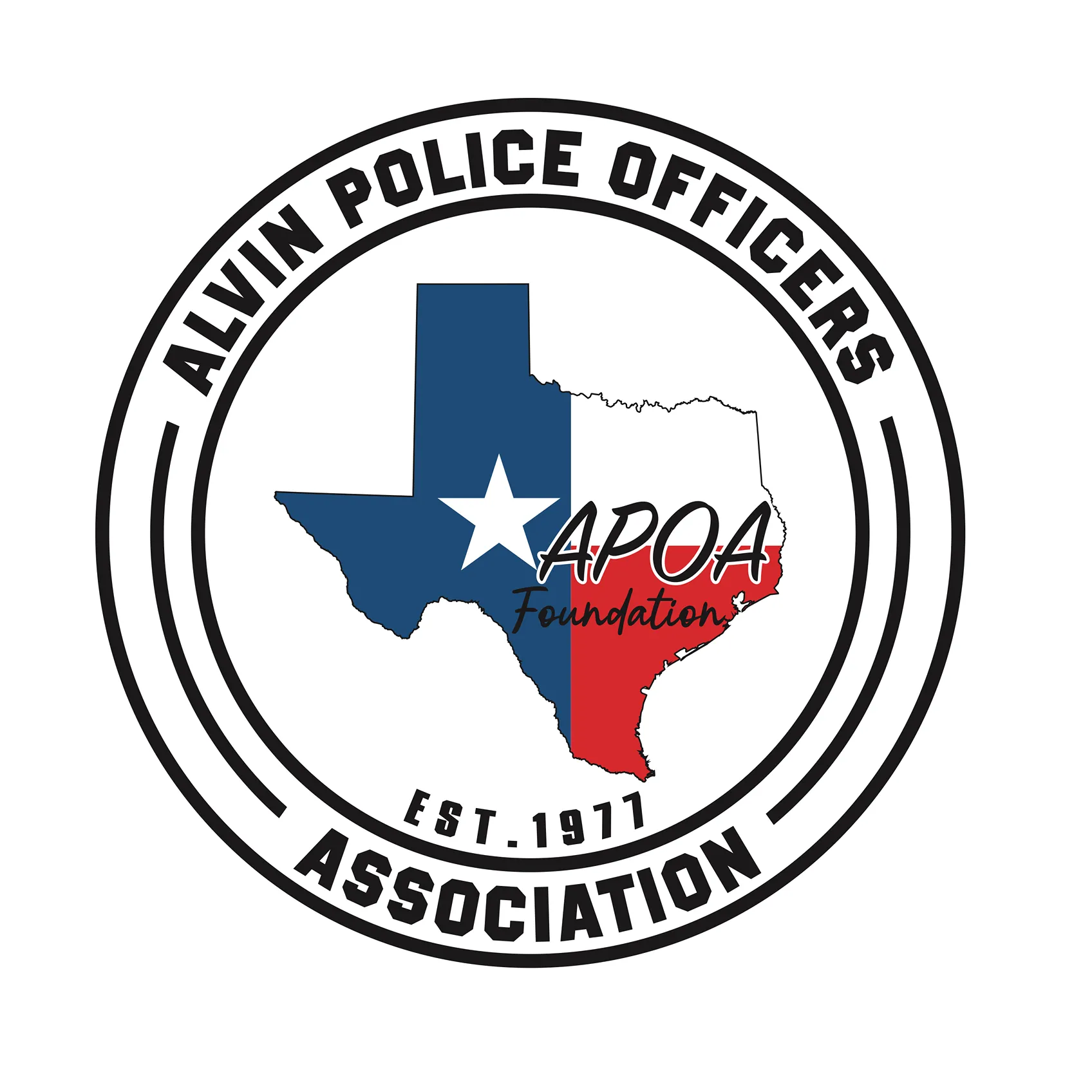 Alvin Police Officers Foundation Logo