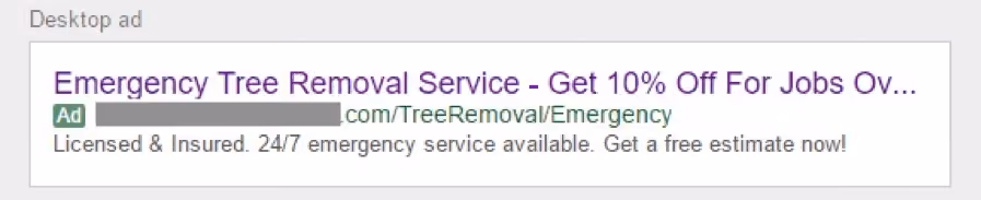 Expanded Text Ad - Truncation