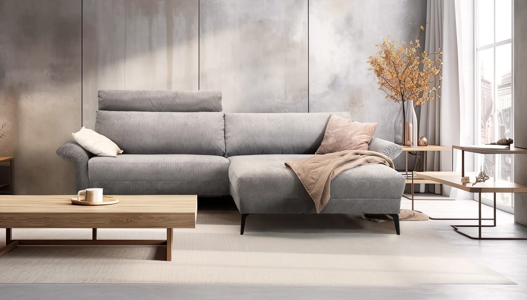 Grey sofa 
