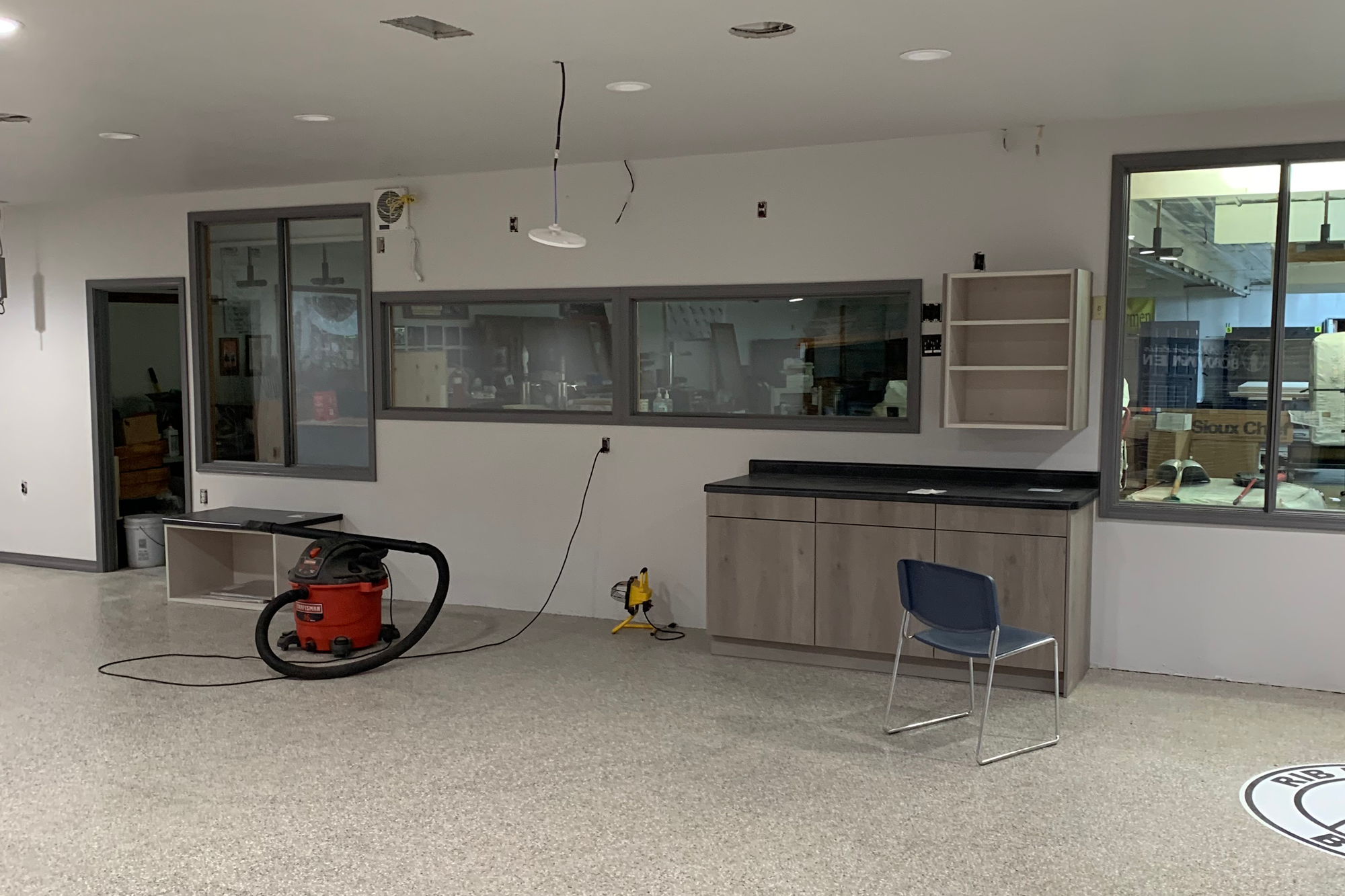 Back of bar cabinets