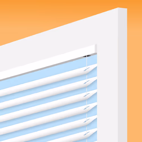 Venetian blinds. 