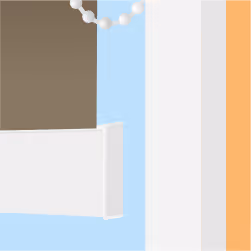Roller blind. 