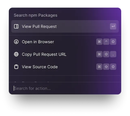 Options menu