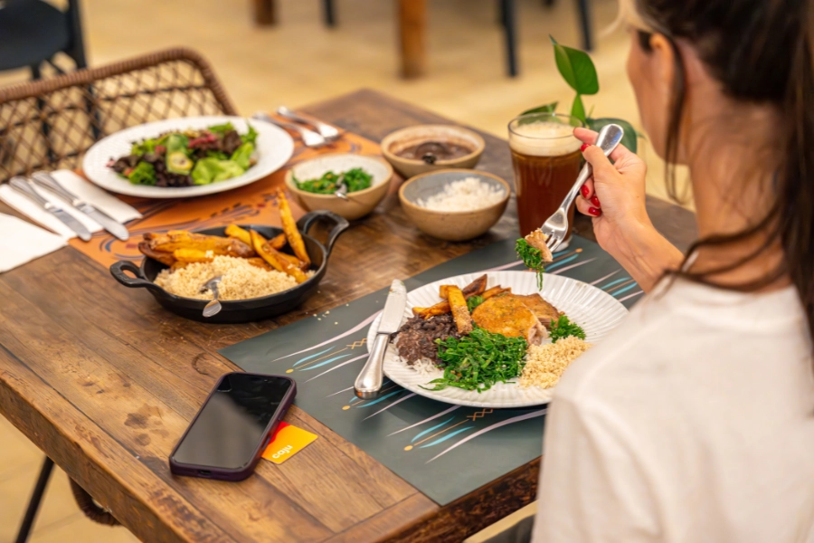 Prato feito em restaurante de São Paulo