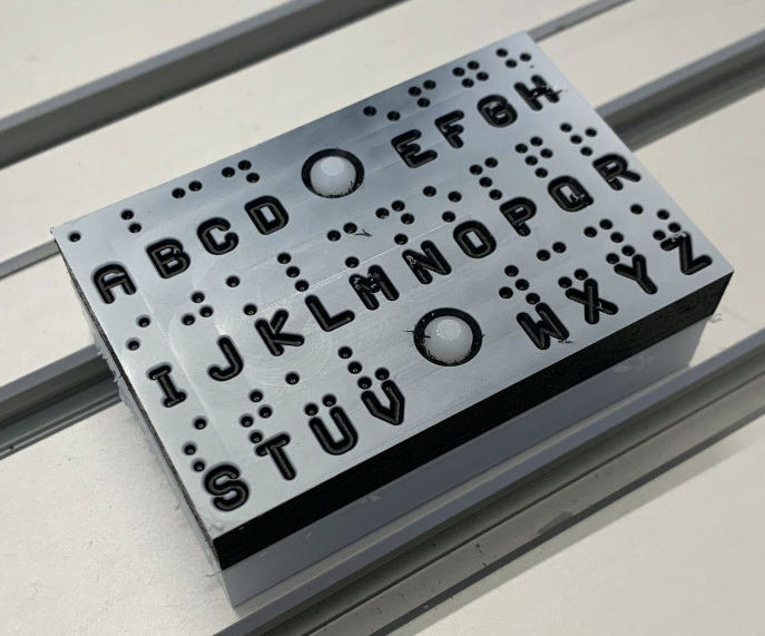 Maufactured Braille Board