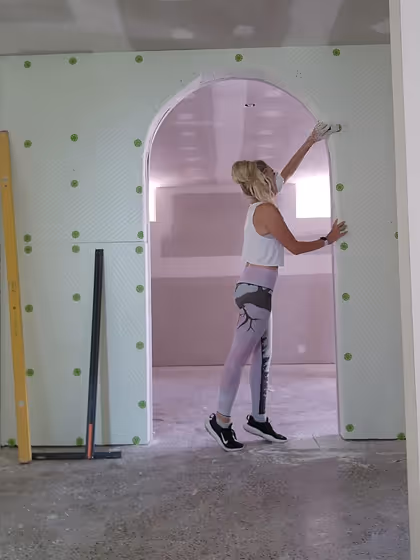 Charlene Dandoulis building House of Alcheme