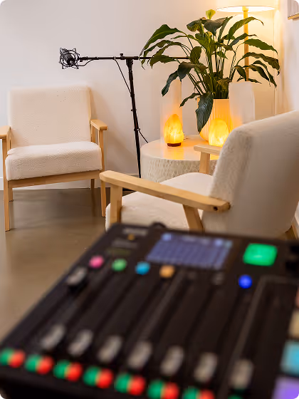 House of Alcheme podcast room switch board