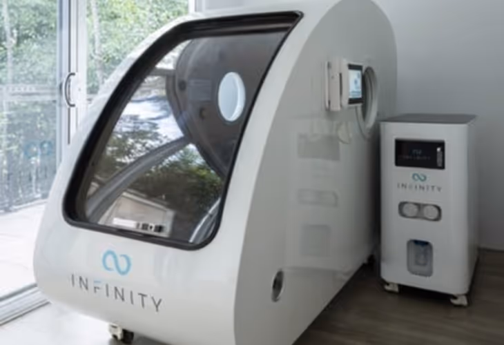 Oxygen Therapy machine outside