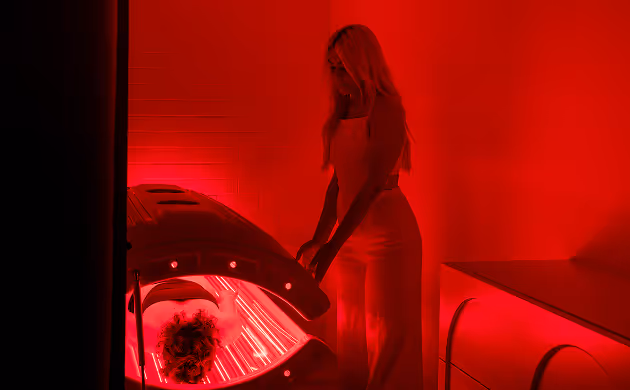 Red Light Therapy lady opening up after session