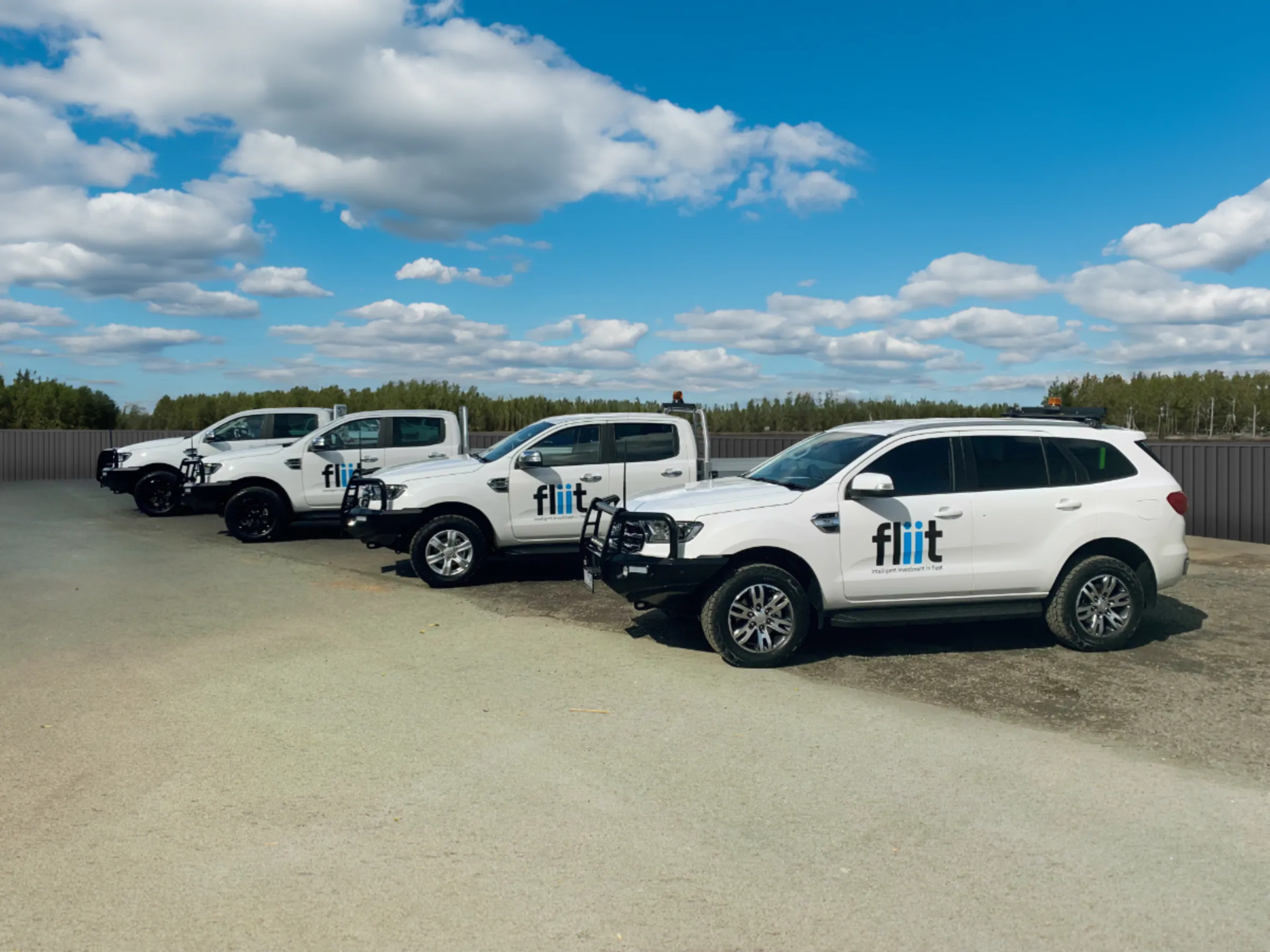 A selection of fliit vehicles