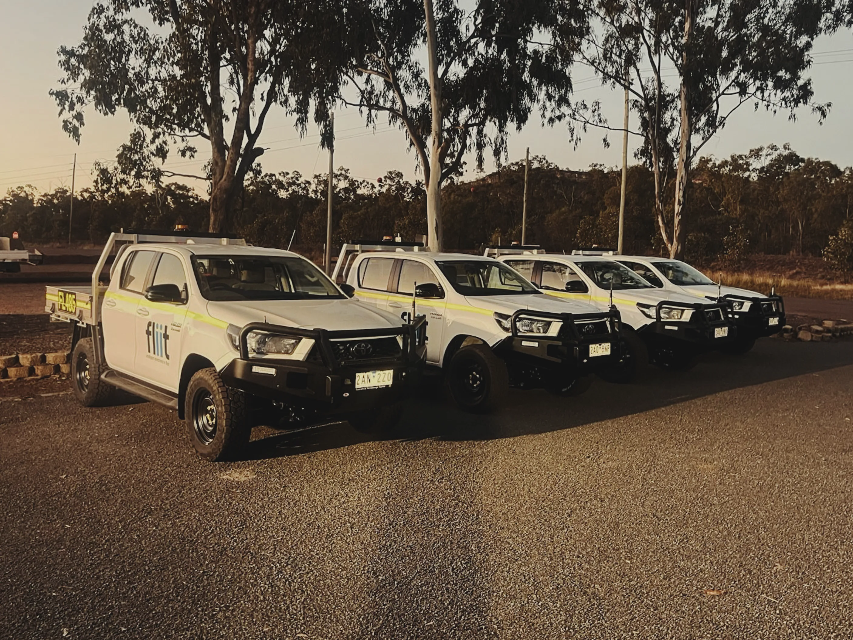 A selection of Fliit vehicles