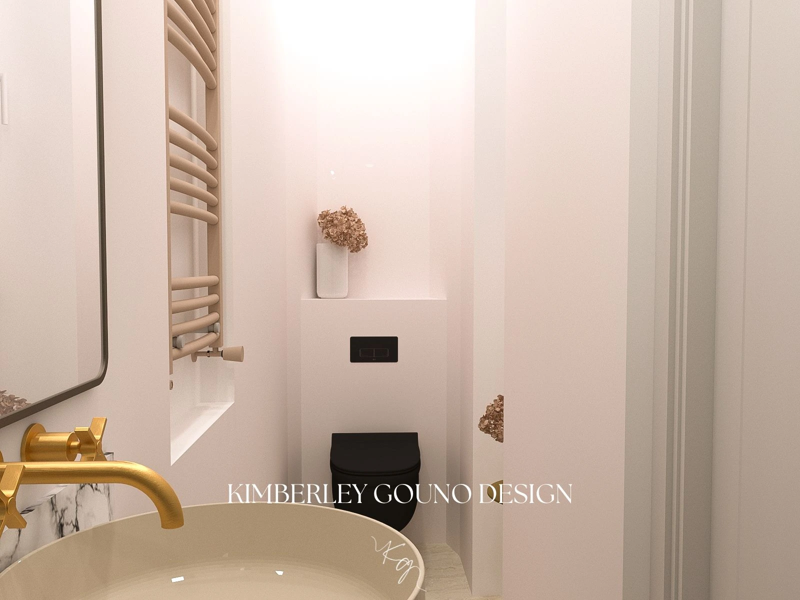 Salle de bain design par Kimberley Gouno