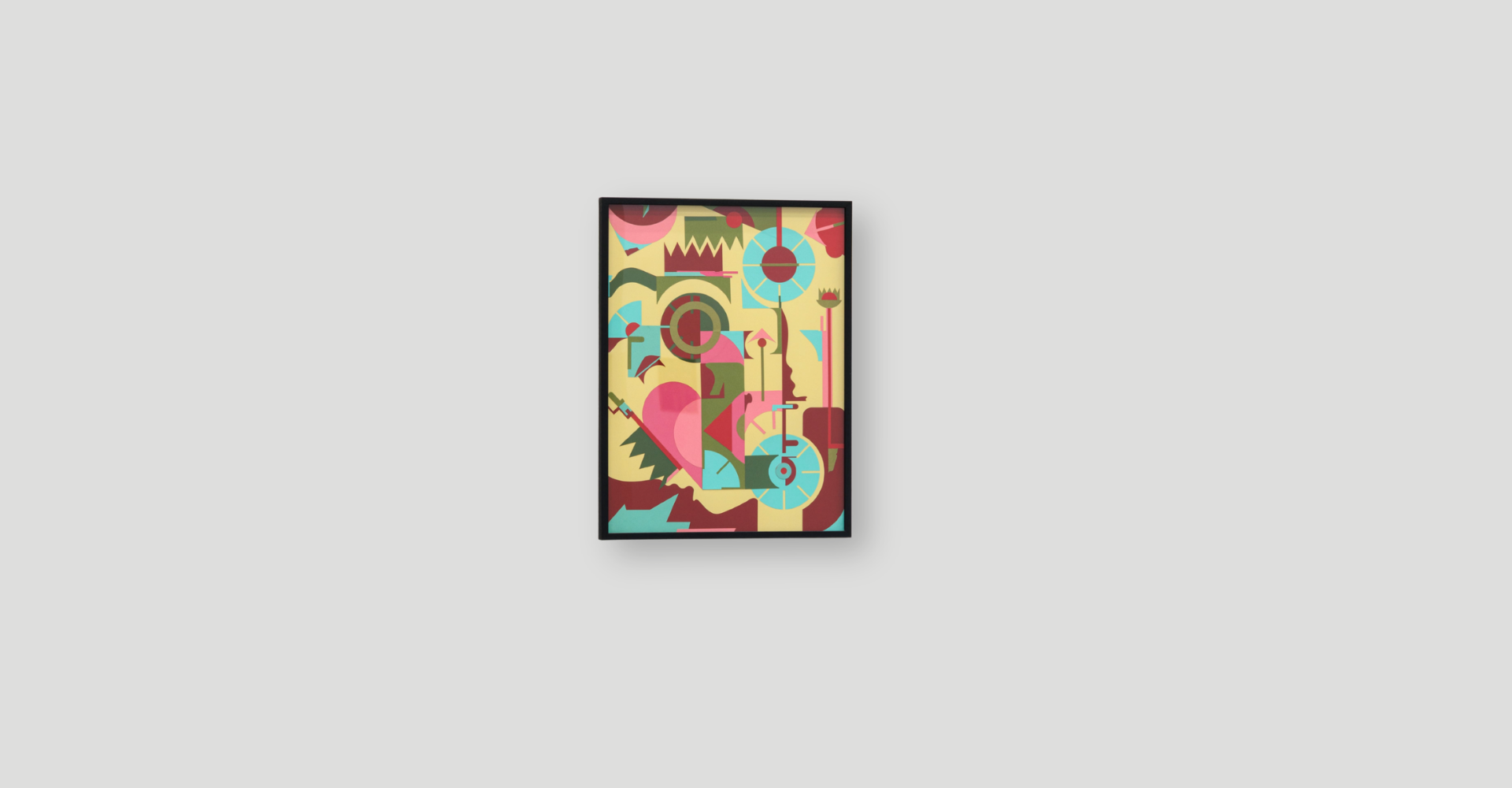 Scepter Snap, 2026,Paper on mat board,61 x 45.7 cm