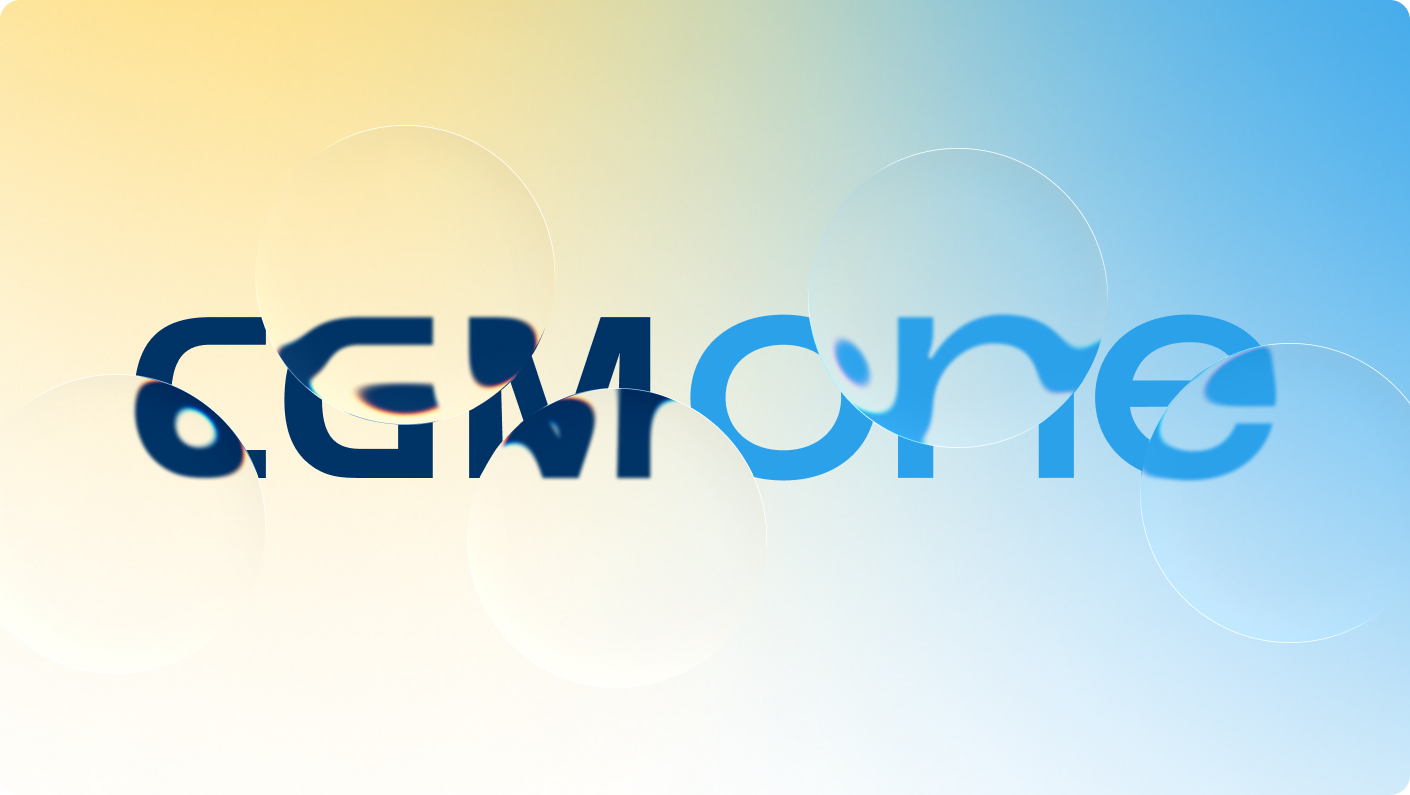 A visual of the CGM one logo
