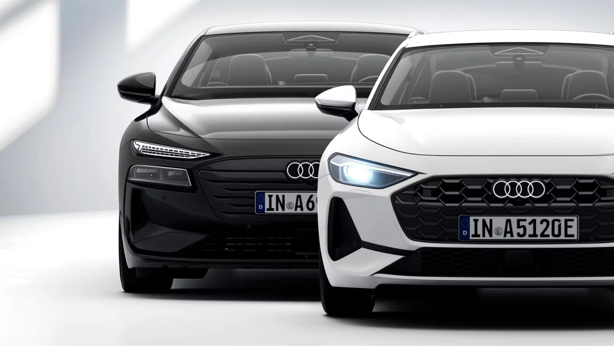 AI generated collage of two Audi models