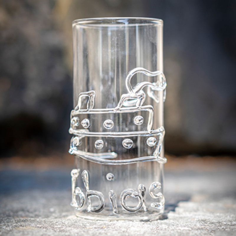 Kinderglas klein Schiff