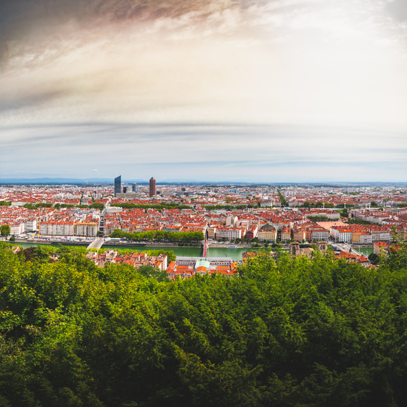 IMage vue de Lyon
