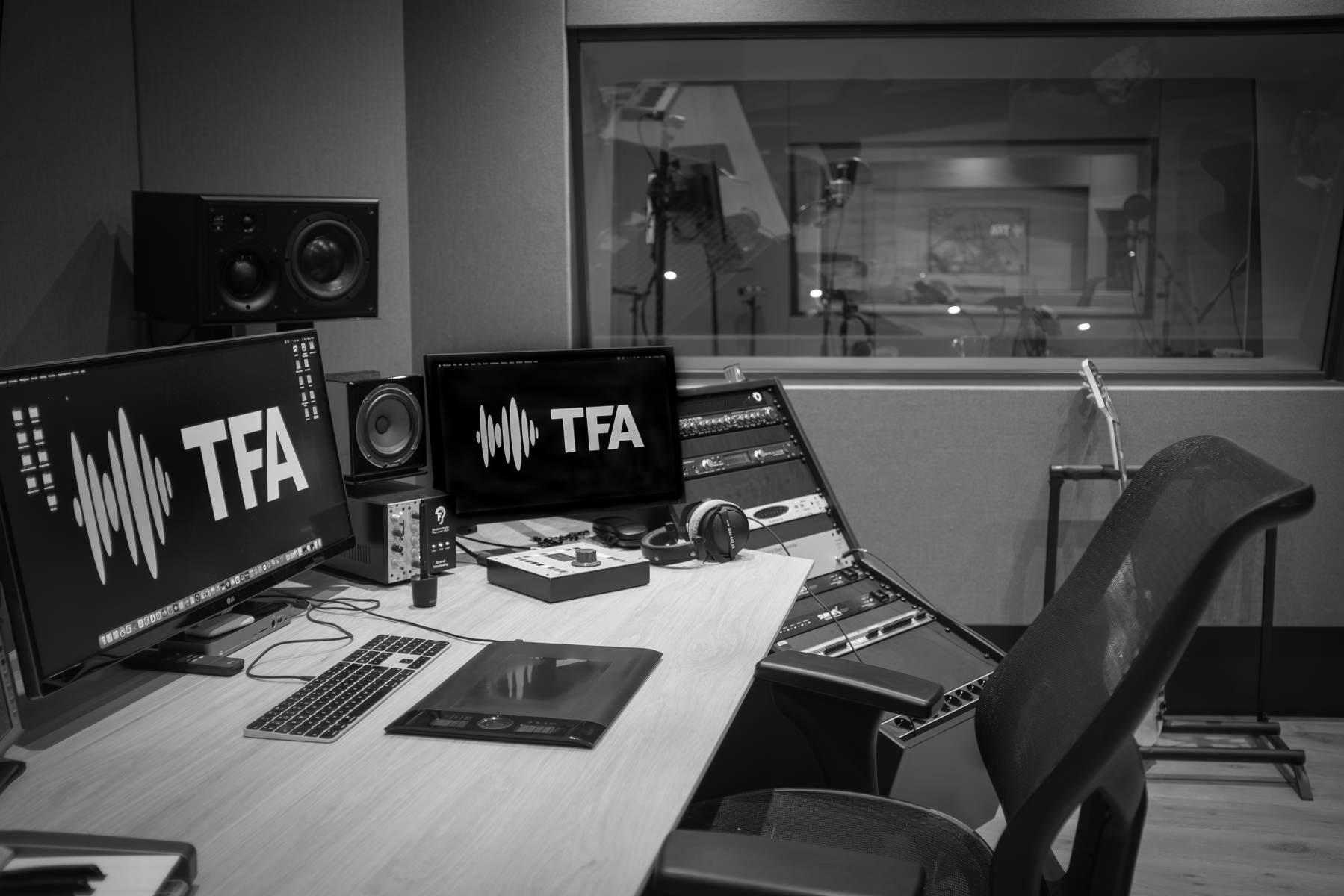 Studio van TFA in Amsterdam