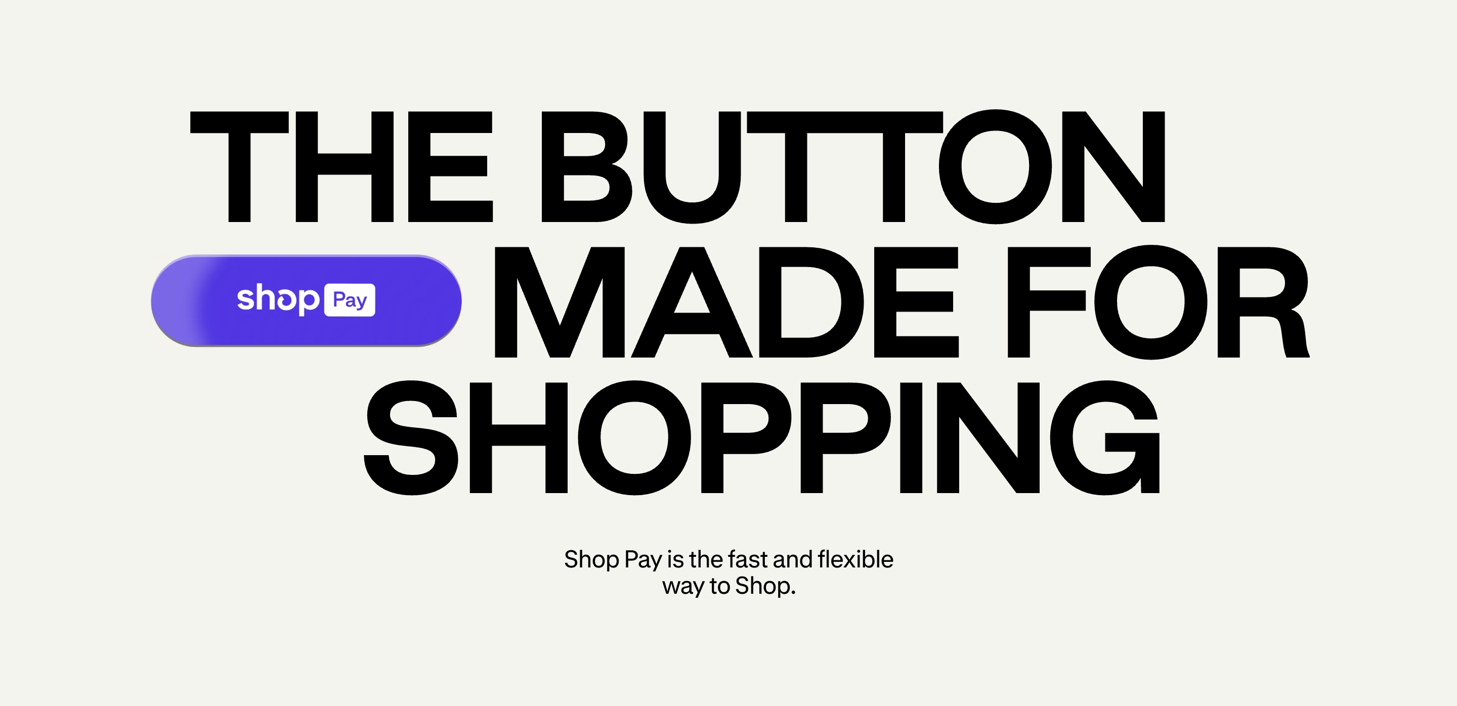 Shop Pay homepage screen