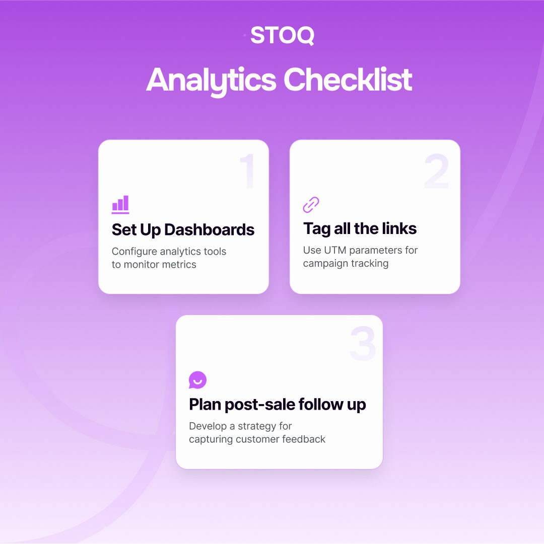 Analytics checklist for BFCM