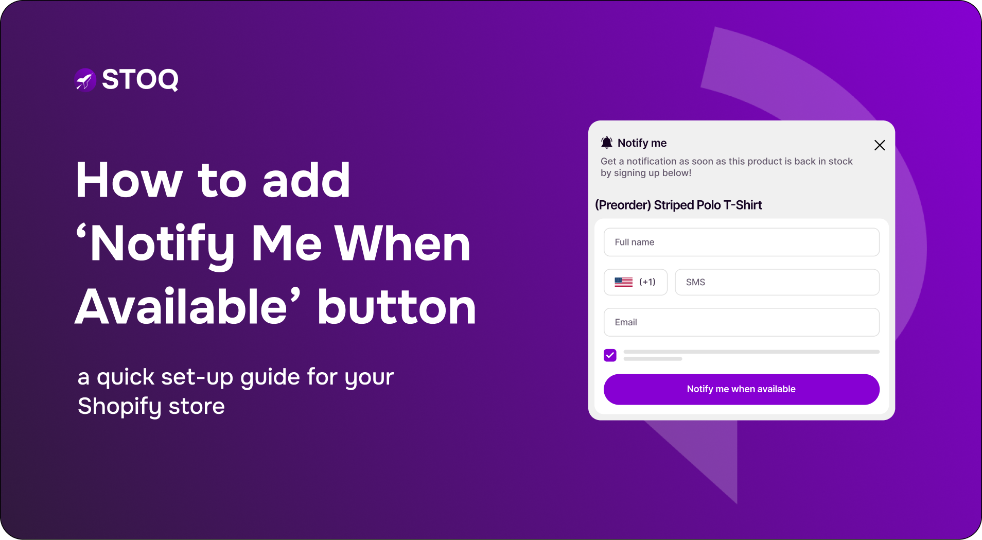 How to add ‘Notify Me When Available’ for any product on your Shopify store