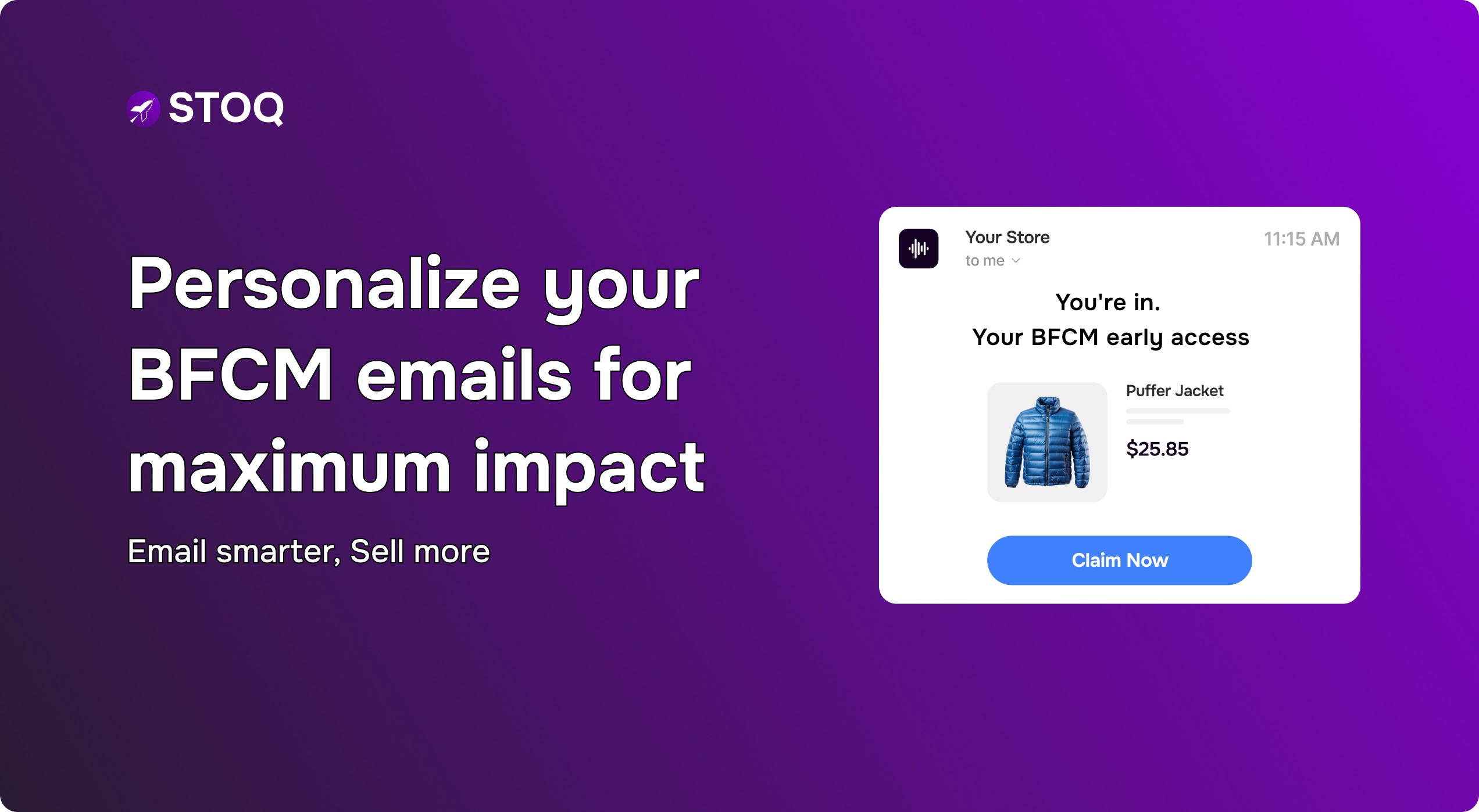 BFCM email personalization tips to increase open rates and drive more conversions