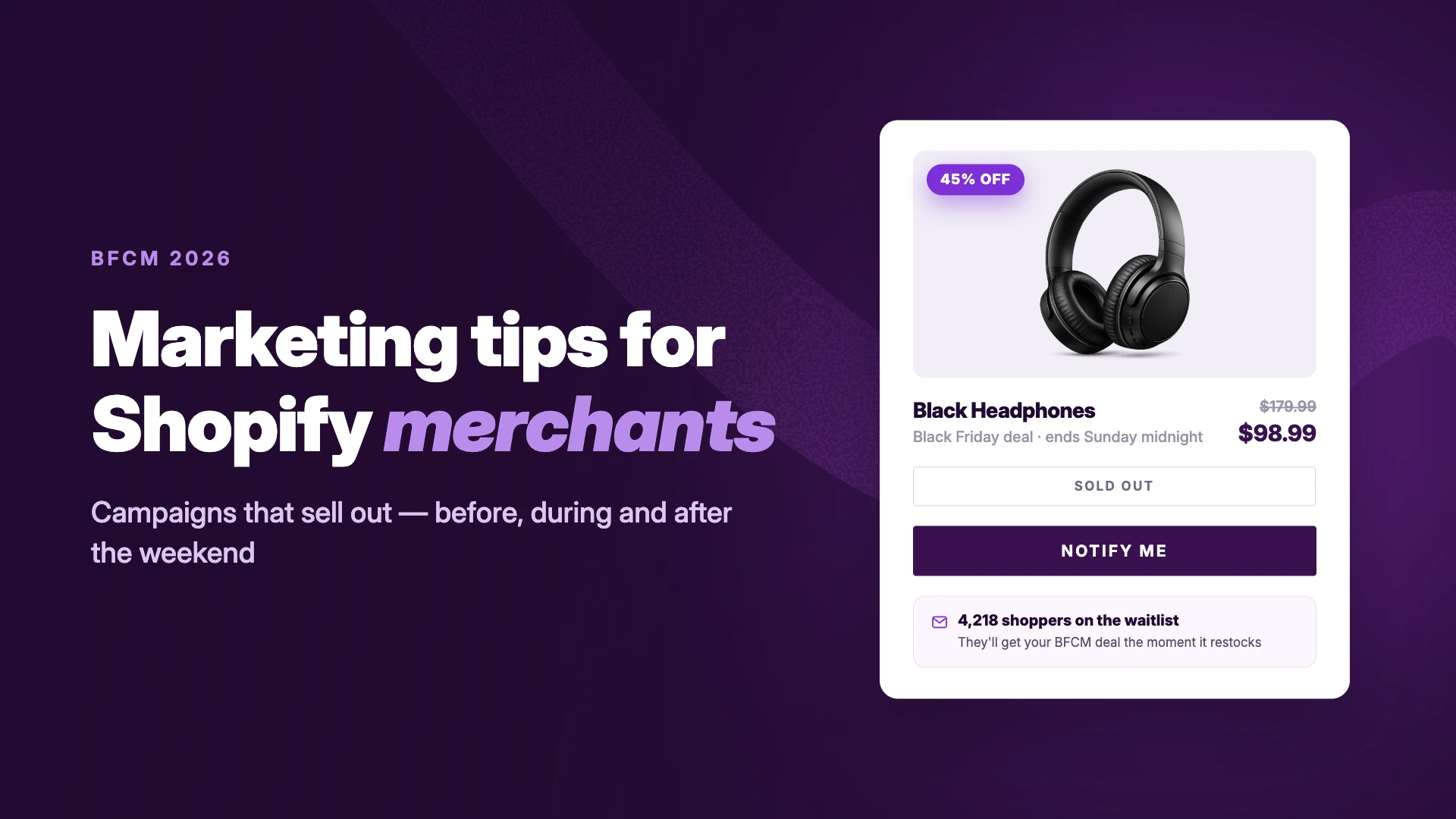 12 Black Friday marketing strategies for Shopify stores this BFCM